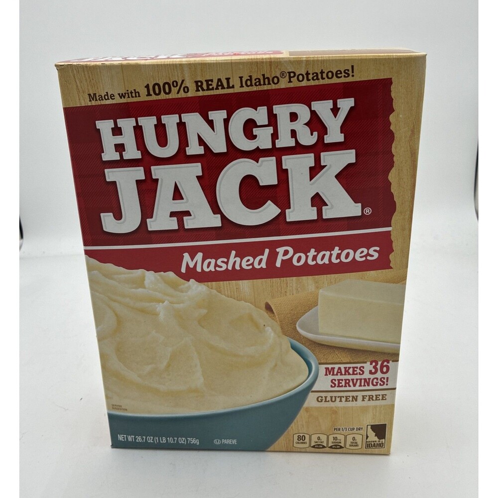 Hungry Jack Instant Mashed Potatoes Naturally Flavored - Family Size 26.7 Oun...